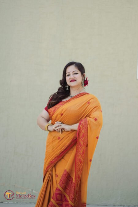 COTTON JAMDANI - YELLOW COTTON JAMDANI