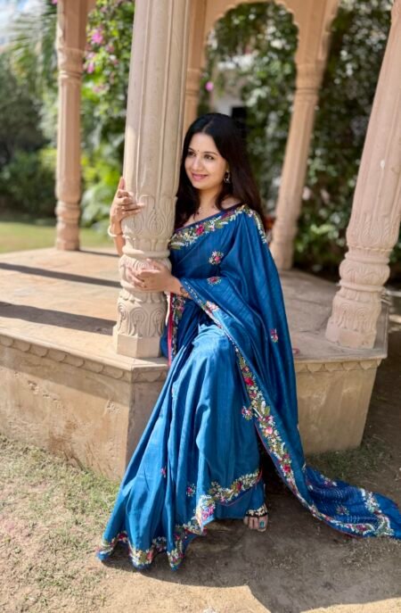 RUSSIAN SILK - BLUE BULLION WORK