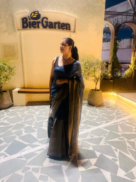 PURE LINEN - GREY AND ZARI