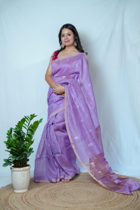 PURE SILK LINEN - LAVENDER